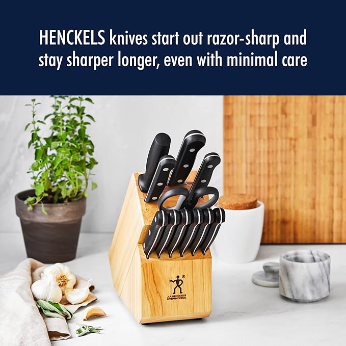 Henckels Solution 4-Inch Paring Knife, Razor-Sharp, German Engineered