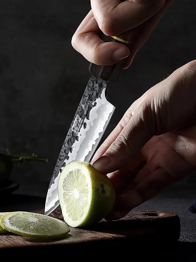 HOSHANHO Paring Knife 3.75", Razor Sharp Fruit Knife for Peeling & Coring