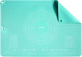 U-Taste Silicone Pastry Mat, Dough Rolling Baking Sheet, 28"x20", Aqua Sky