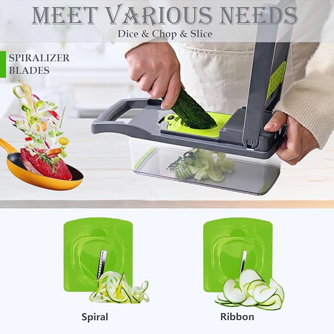 Vegetable Chopper Mandoline Slicer Home Kitchen Appliance Essential Gadget