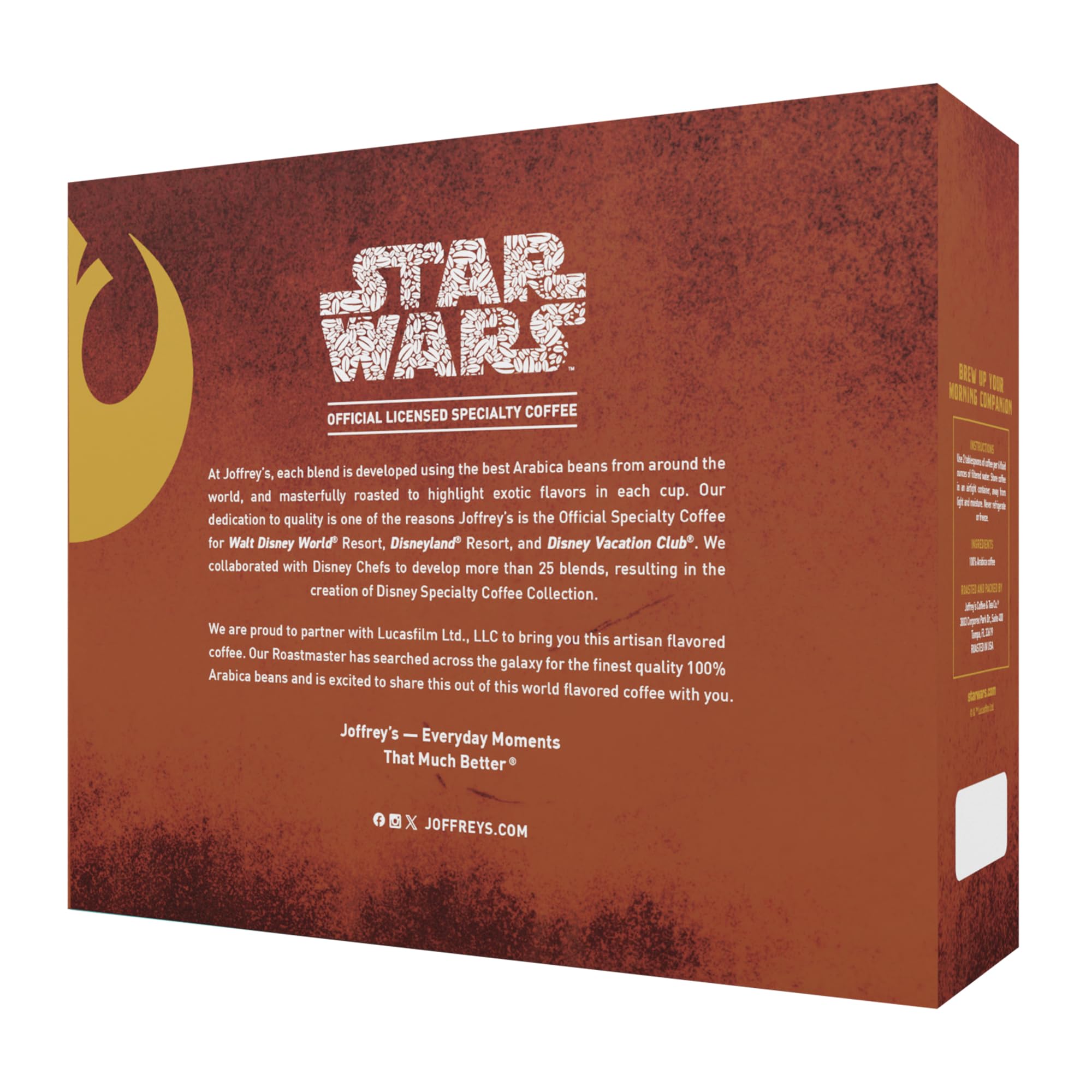 Joffrey's Coffee - Droids™ Trio Collection, STAR WARS Licensed Coffee Collection, Artisan Medium Roast, Brew or French Press (Ground, 11oz)