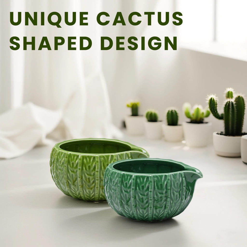 RANERANE 6-Piece Matcha Set, Matcha Whisk (Chasen) & Holder, Matcha Bowl with Spout, Sifter & Spoon, Bamboo & Ceramic, Dark Green