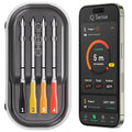 CHEF iQ Sense | Smart Wireless Meat Thermometer | 4 Ultra-Thin Probes | WiFi Unlimited Range | 1000°F Heat Safe | 5 Sensors | BBQ, Grill, Oven, Smoker, Air Fryer | Gen3