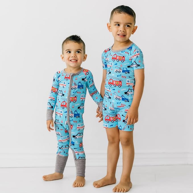 Little Sleepies Baby Pajamas, To The Rescue, Newborn