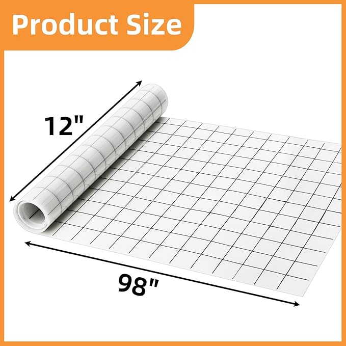 Covzoe Silicone Baking Mat Roll, 12 In x 8 FT Heat Resistant Pastry Mat