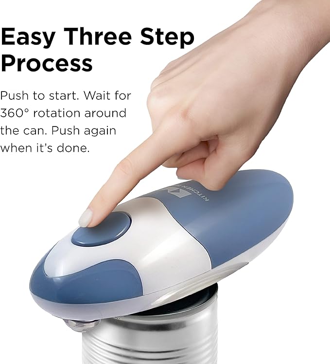 Kitchen Mama Auto 2.0 Electric Can Opener, Morandi Blue