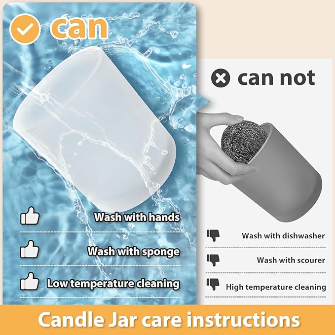 SHOWIN Thick Candle Jars for Making Candles 12 Pcs, 7 OZ Empty Jars with Wood Lids for Candle Making, Sample Container, Frosted Pink