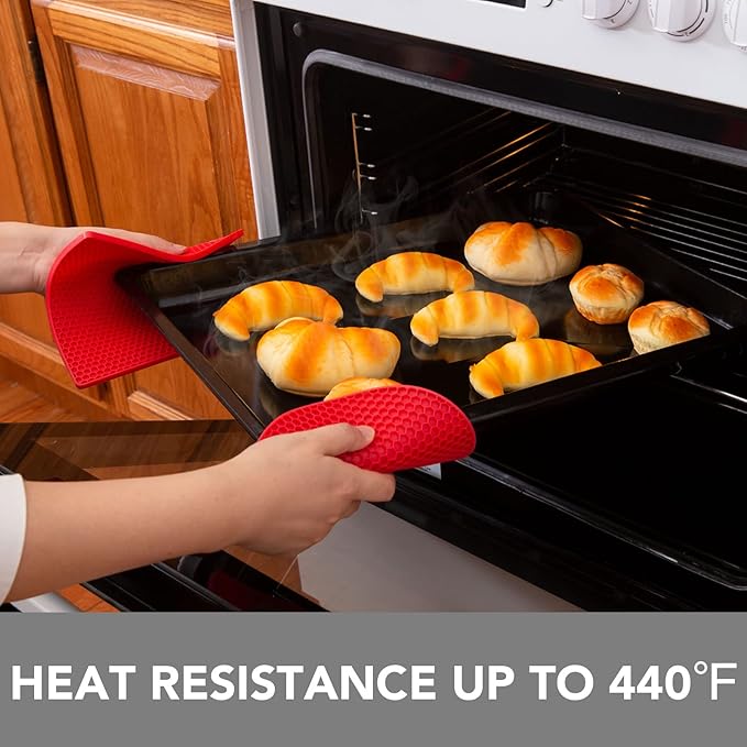Joyhalo 4 Pack Trivets for Hot Dishes