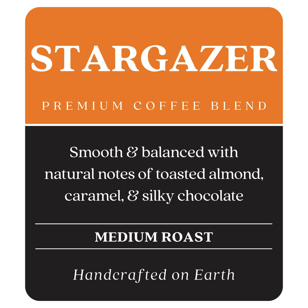 Copper Moon Whole Bean Coffee, Medium Roast, Stargazer Blend, 5 lb
