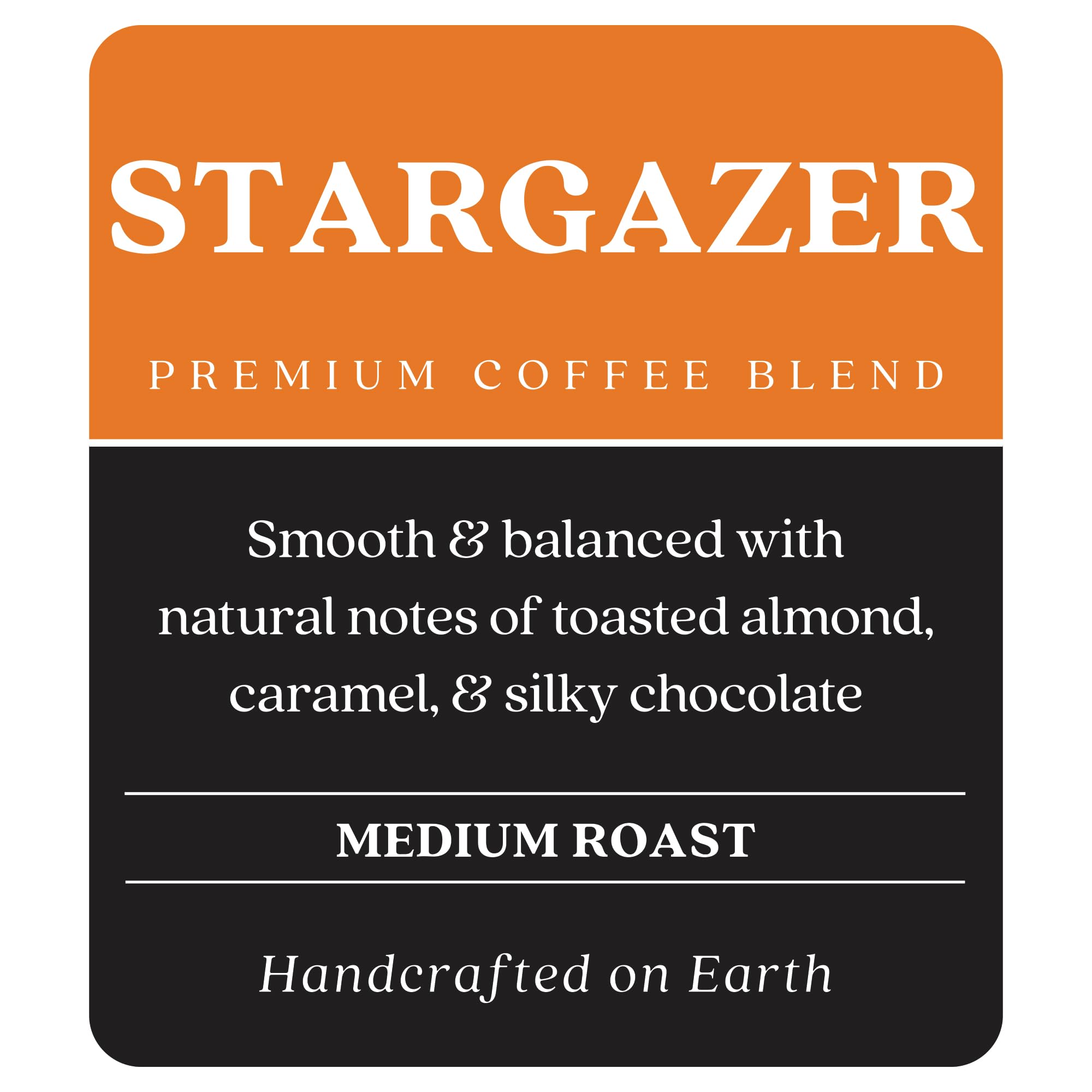 Copper Moon Whole Bean Coffee, Medium Roast, Stargazer Blend, 5 lb