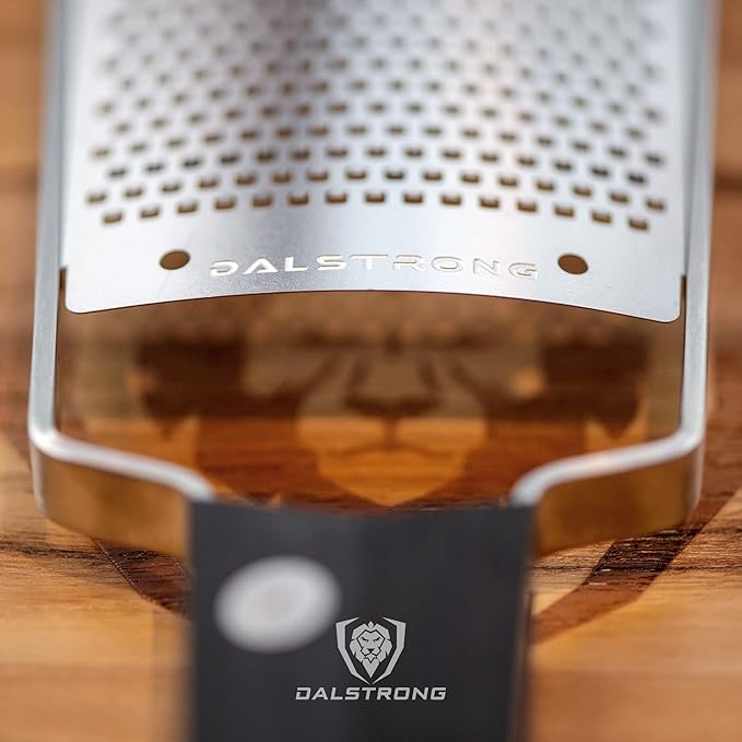 Dalstrong Wide Cheese Grater — Fine #304 Stainless Steel Blade, Blade Guard — For Parmesan, Hard Cheese, Chocolate & Citrus Zest — Non-Slip G10 Handle, Professional Grade, customer support