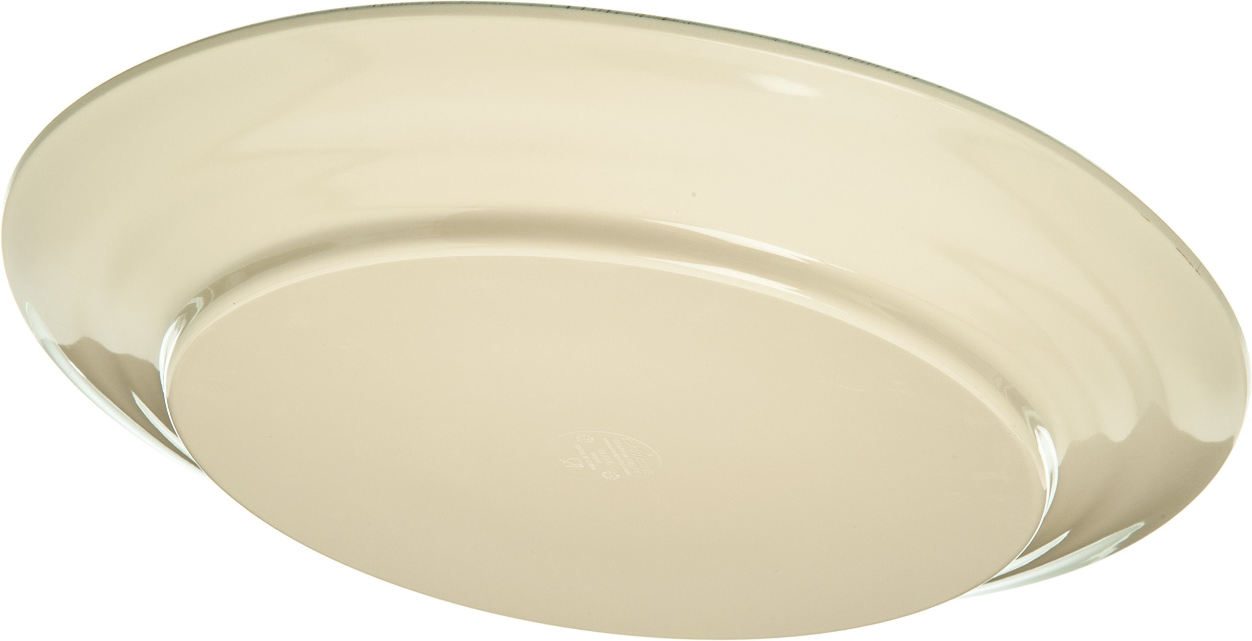 CFS 6400418 Grove Melamine Charger, 12.5", Smoke