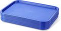 New Star Foodservice Plastic Fast Food Tray, Blue, 10 by 14-Inch