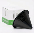 Barista Warrior Reusable Coffee Filter, Pour Over Dripper, Black