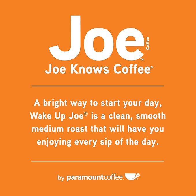 Joe Knows Coffee Wake Up Medium Roast Ground Coffee, 2 Pound