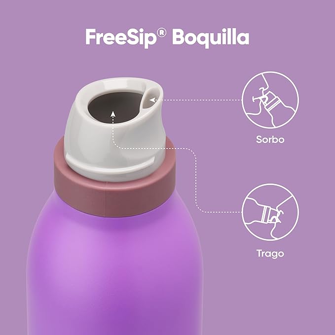 Owala FreeSip Twist Stainless Steel Water Bottle 24 oz California Grapevine