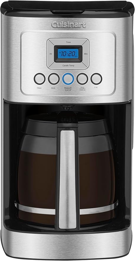 Cuisinart Coffee Maker, Programmable, Stainless Steel, 14-Cup Glass Carafe