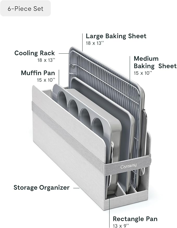 Caraway 5-Piece Non-Stick Ceramic Bakeware Set