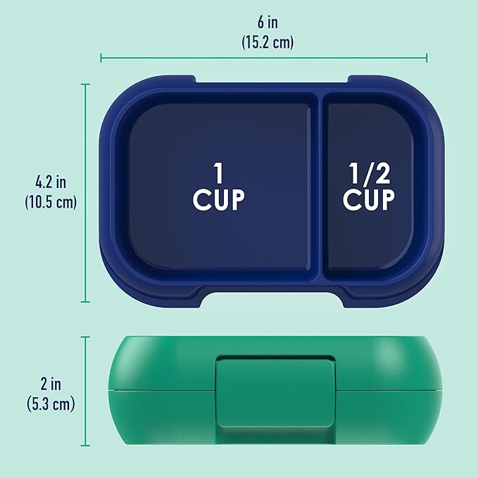 Bentgo Kids Snack Leak-Proof 2 Compartment Bento-Style Container