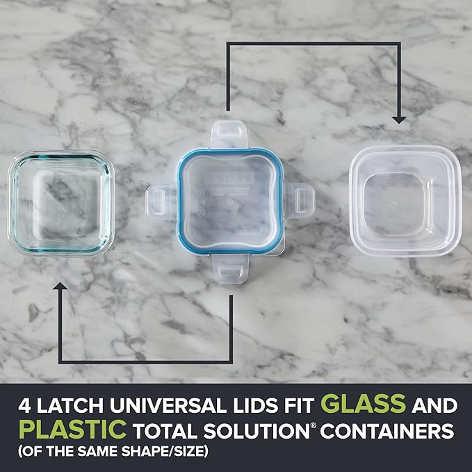 Snapware Glass & Plastic Mix Total Solution (16-Pack) Food Storage Set