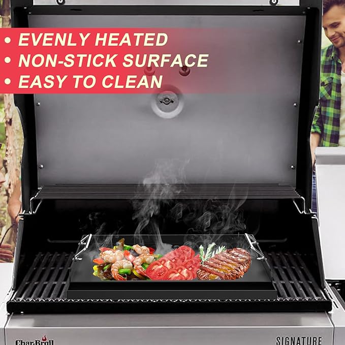 17"x13" Universal Griddle Insert for Camp Chef,Nexgrill Etc Grills & Stoves