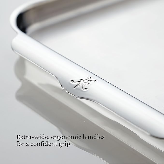 Hestan - OvenBond Collection - 13" x 18" Tri-Ply Clad Stainless Steel Half Sheet Pan