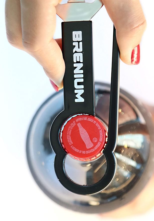 BRENIUM Multifunctional Bottle Opener for Water and Beer, Twist-Off