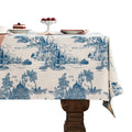 patdrea Elegant French Linen Tablecloth,Rectangular,118"x67"-Lucerne A