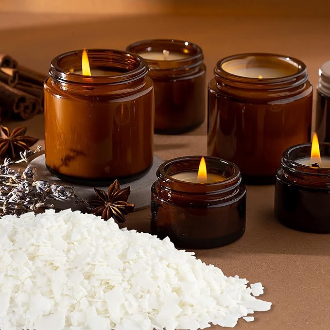 CLTNIKET 10 lb Soy Wax DIY Candle （Flakes & Soft）,Natural Soy Wax Candle