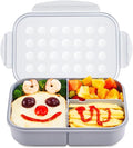 MISS BIG® Bento Lunch Box for Kids, 1150ml, 3 Compartments, Gray