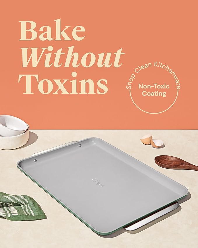 Caraway Non-Stick Ceramic-Coated 18" x 13" Baking Sheet