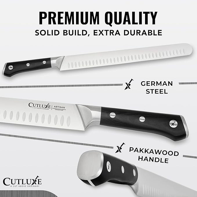 Cutluxe Butcher Knife Set, Brisket, Breaking & Boning Knife for Meat