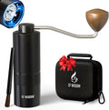 CF WISDOM Portable Manual Coffee Grinder with Stainless Steel Conical Burr