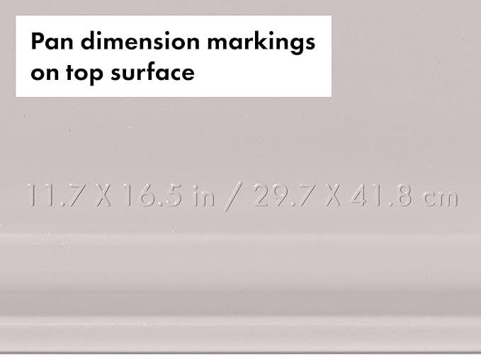 OXO Good Grips Non-Stick Pro Ceramic Coated Metal Bakeware Half Sheet Pan – Biscuit