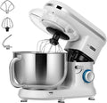 VIVOHOME Stand Mixer, 6-Quart Tilt-Head Kitchen Mixer with Bowl, Silver