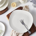 Stone Lain Delilah Dinner Plate 6-Piece Dish Set, Porcelain, Cream