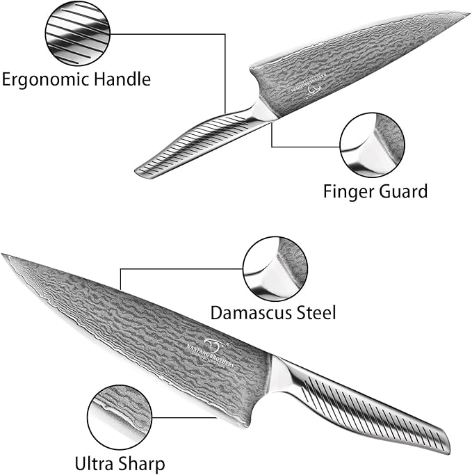 NANFANG BROTHERS® 16-Piece VG10 Damascus Knife Set