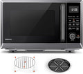 TOSHIBA Air Fryer Combo Microwave, 1.0 Cu.Ft, Black Stainless Steel