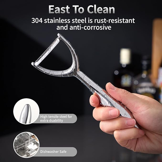 VISTORA Y Peeler Stainless Steel Potato Carrot Vegetable Peeler Kitchen