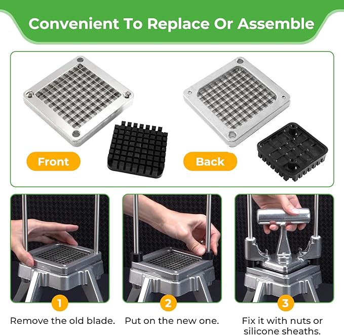 POWLAB 3/8" Replacement Blade for Commercial Vegetable Chopper Dicer