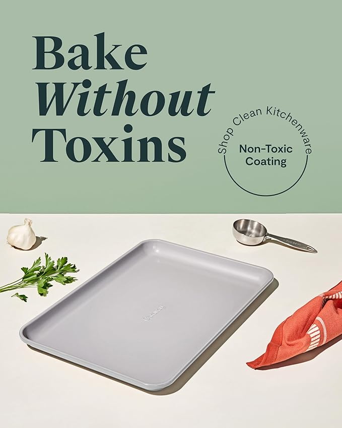 Caraway Non-Stick Ceramic Medium Baking Sheet Duo