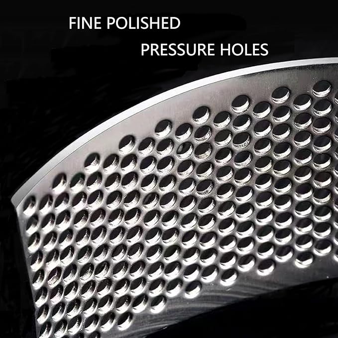 Zemcxney Garlic Press Rocker Stainless Steel New Innovative Garlic Mincer Crusher Chopper Smash Garli
