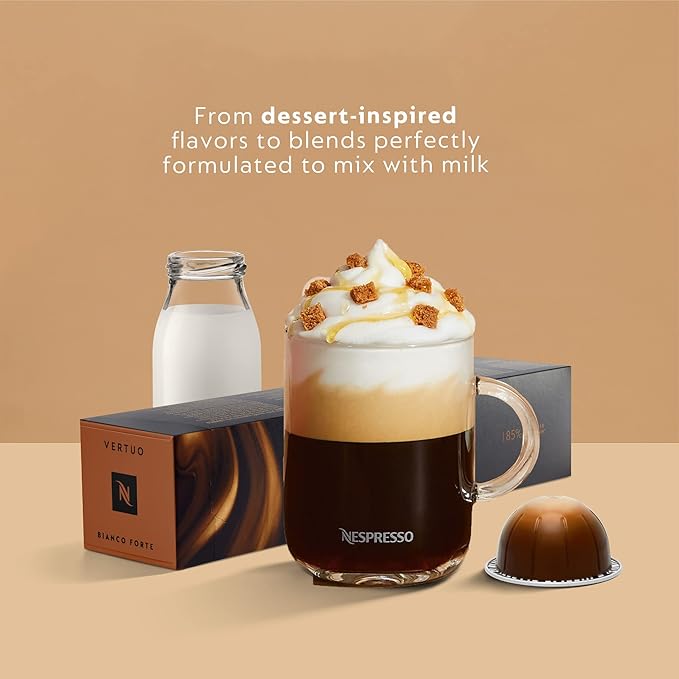 Nespresso Vertuo Pop+ Coffee Machine & Samra Origins Pods by De'Longhi