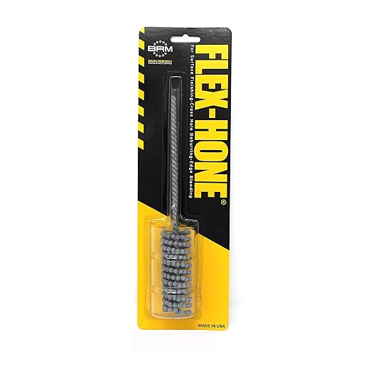 Brush Research BC100800 FLEX-HONE®, 1" (25.4mm) Diameter, 800 Grit, Silicon Carbide, for Mild Steel, Stainless Steel, Cast Iron and Softer Ferrous Materials
