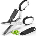 Herb Scissors with 5 Blades and Cover, New Kitchen Gadget 2026