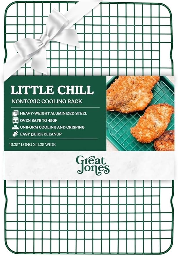 Great Jones Non Stick Wire Cooling Rack (Broccoli) – Fits Quarter Sheet