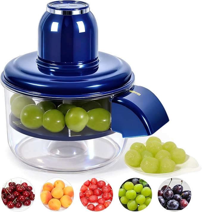 3DVASE Electric Grape Peeler Machine, One-Button Automatic Fruit Machine