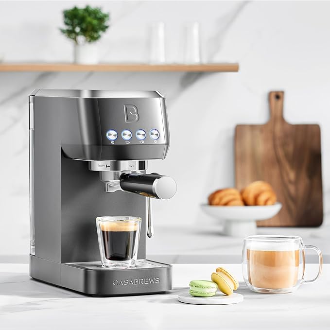 CASABREWS 3700 Essential Espresso Machine, Stainless Steel Espresso Maker