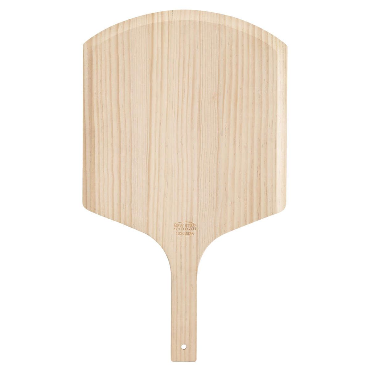 New Star Foodservice 50226 Wooden Pizza Peel, 14"L x 12"W, 22" Overall