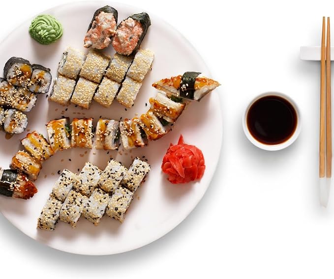 KOBIKOBI Dipping Bowls Set of 8-3 Oz Ceramic Sauce Bowls, Soy Sauce Dish, Small Condiment Cups for Sushi, BBQ, Appetizer - Stackable Food-Safe White Dipping Sauce Bowls, Japanese Style
